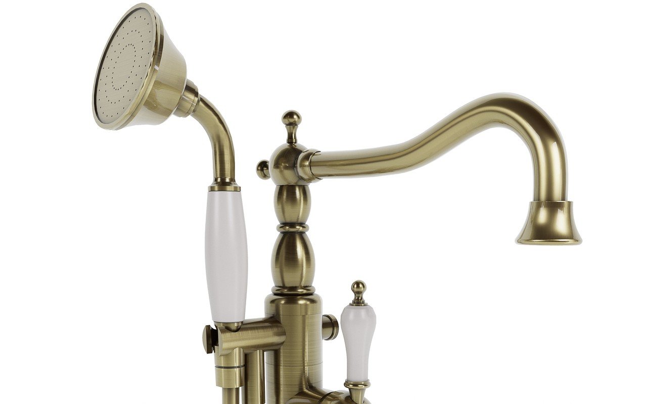 Aquatica Caesar Faucet – Remplisseuse de Bain fixée au sol – Cuivré picture № 0